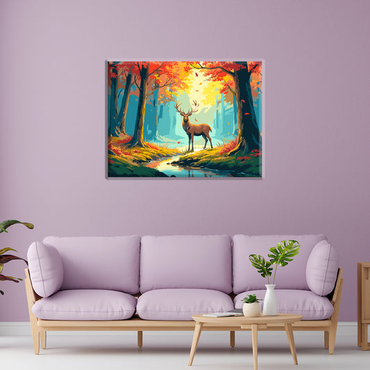 Beautiful Landscape Paint-By-Numbers DIY kit