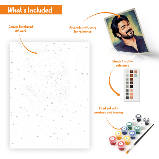 Vijay Thalapathy, Paint-By-Numbers DIY kit