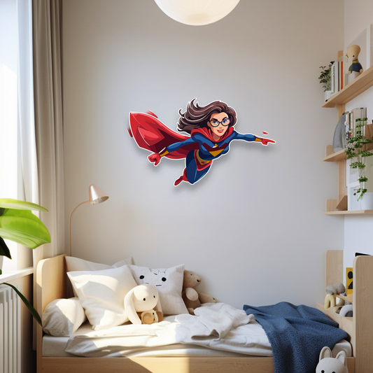 Super Girl inspired cutout DIY painting kit