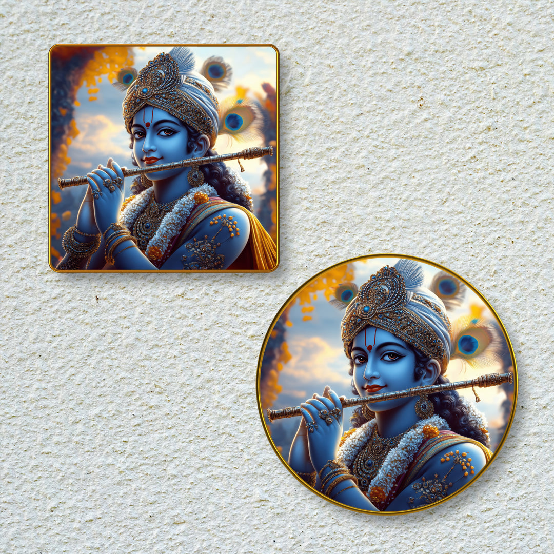 Lord krishna crystal photo frame - CFS009