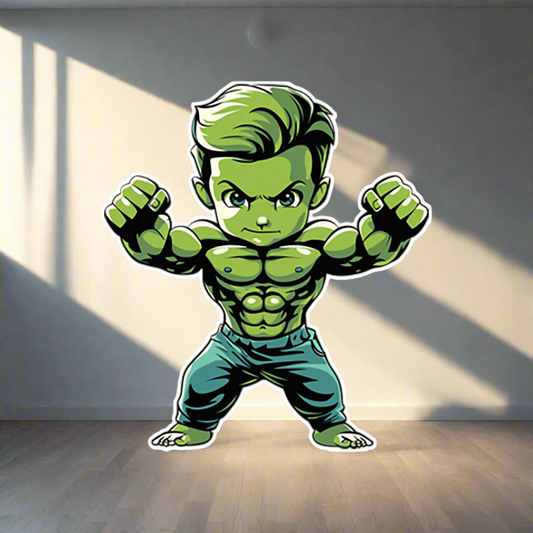 Super hero inspired cutout DIY painting kit