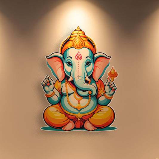 Lord Ganesh Cutout DIY painting kit