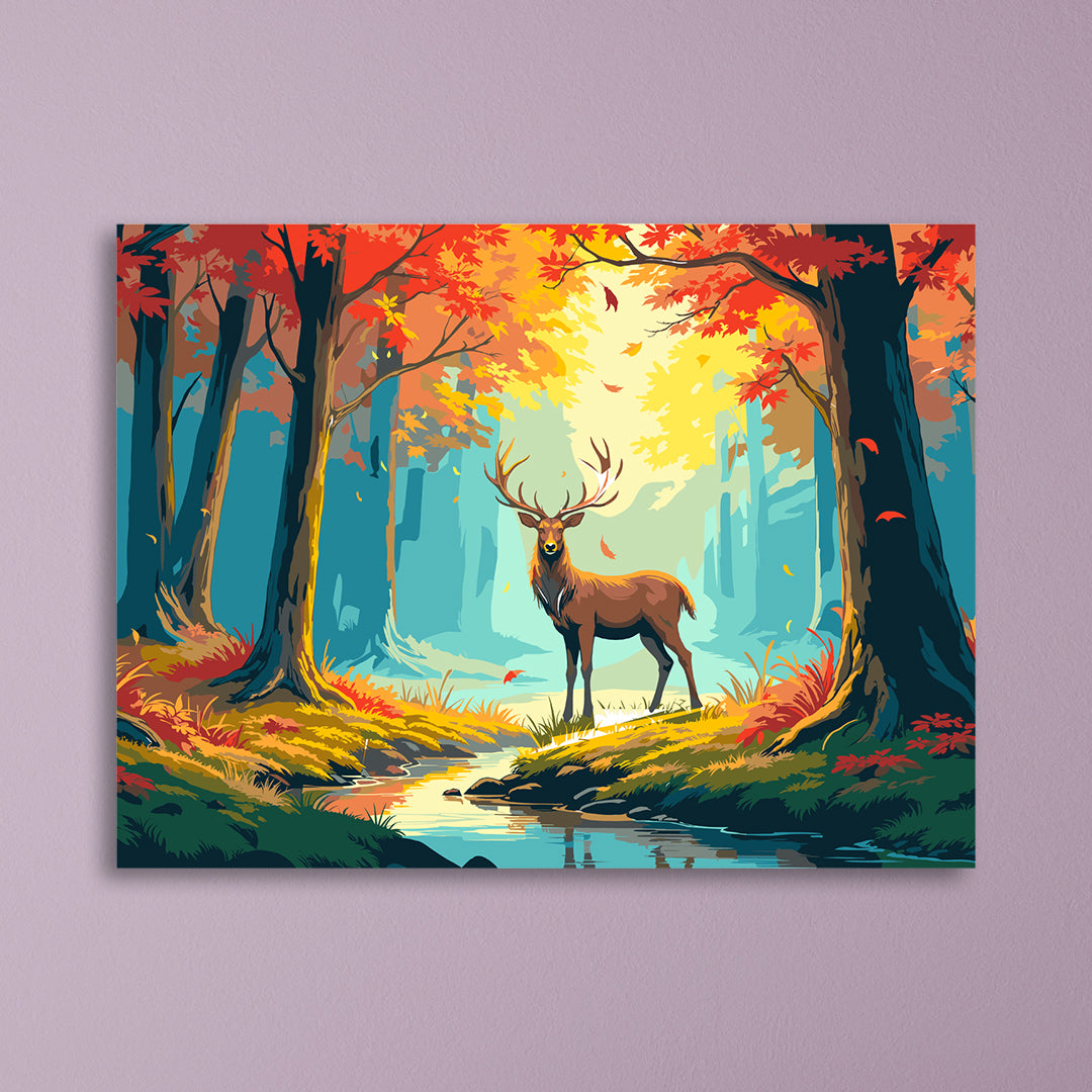 Beautiful Landscape Paint-By-Numbers DIY kit