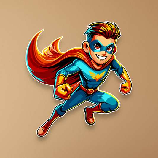 Superhero Inspired Cutout DIY Painting Kit